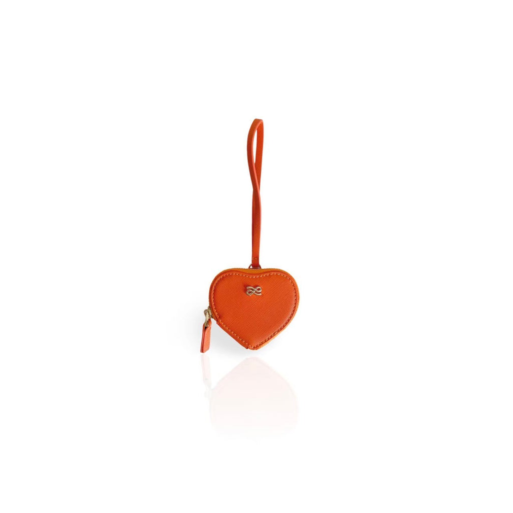 House of LittleBunny Singapore SG Heart Pouch Orange